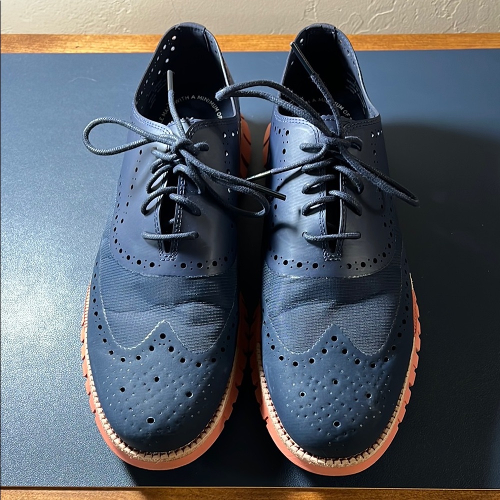 Cole Haan Men's Navy Oxford Shoes